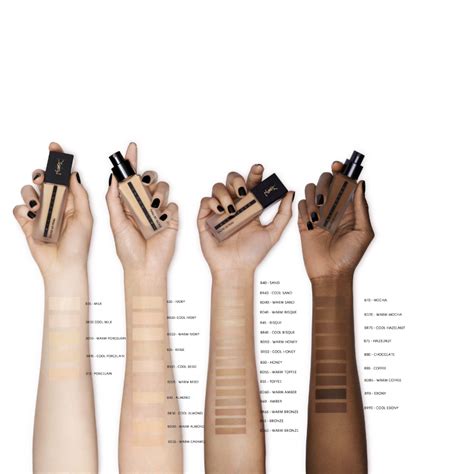 ysl all hours foundation lc5|YSL foundation color chart.